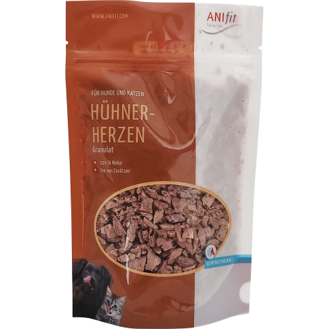 Cat Dog Accessories Snacks Supplements Chicken Hearts Granulate 50g 1 Piece -1- Anifit