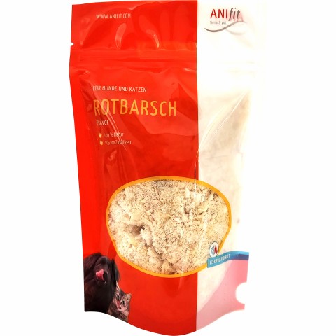 Hund Katze Hundefutter Nahrungsergänzungen Snacks Rotbarschfilet (Pulver) 40g 1 Stück -1- Anifit